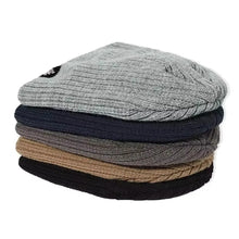 Load image into Gallery viewer, Unisex Fleece Lined Knitted Hat Velvet Windproof Woolen Hat Warm Pullover Hat Autumn Winter
