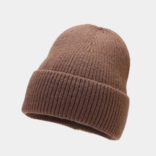 Load image into Gallery viewer, 1pc Unisex Autumn Winter Warm Beanie Hats,Solid Color Stretch Knitted Crochet Beanies Hat Caps,Suitable for Daily Wear,Outdoor
