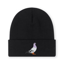 Load image into Gallery viewer, 1pc'pigeon' Embroidered Beanie Soft Stretchy Lightweight Winter Hat for Men &amp; Women, Outdoor Hip Hop Fashion
