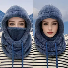 Load image into Gallery viewer, Warm Thermal Windproof Balaclava Ski Hood Motorcycle Face Cover Polar Fleece Adjustable Cycling Neck Cover Full Face Mask Winter
