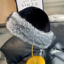 Load image into Gallery viewer, New Warm Fluffy Fur Bucket Hat Thicken Fisherman Hat Soft Ear Protection Panama Cap Winter
