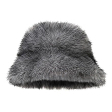 Load image into Gallery viewer, Warm Fluffy Fur Bucket Hat Cold Thicken Fisherman Hat Ear Protection Snowy Day Panama Cap for Outdoor Skiing Cycling Activities
