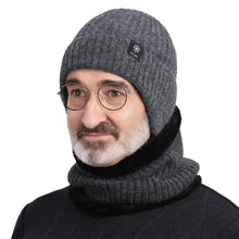 Load image into Gallery viewer, Men's Winter Knitted Warm Hats Soft Stretch Ear Protection Thickened Knitted Wool Cap Beanie Suitable For Cold Weather

