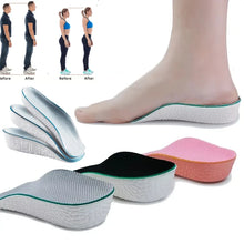 Load image into Gallery viewer, Insole Memory Foam Height Increase s for Men Women s Flat Feet Arch Support Orthopedic s Sneakers Heel Lift  Pads shoe pads
