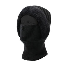Load image into Gallery viewer, Fashion Winter Pullover Hat Knitted Warm Scarf Integrated Hat Windproof Thickened Ski Cycing Mask All-in-one Skullcap
