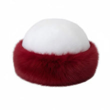 Load image into Gallery viewer, New Fluffy Fur Winter Hat Red Thicken Panama Cap Cold Windproof Berets for Women Girls
