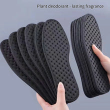 Load image into Gallery viewer, Insole 1Pair Bamboo Charcoal Antibacterial s s Plant Deodorant Running Sports  for Feet Thick Shock Absorbing  Sole shoe pads
