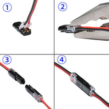 Load image into Gallery viewer, 10pcs 12v Wire Cable Plug Connector Solderless Press Terminal Connection Clamp Block E Electrical Connector Plug Quick Connect
