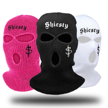 Load image into Gallery viewer, 3 hole balaclava ski mask autumn/winter warm cycling sports full face mask ear protection knitted hat beanies,gifts Halloween
