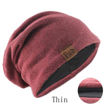 Load image into Gallery viewer, Fashion Bonnet Hat For Men And Women Autumn Knitted Solid Color Skullies Beanies Spring Casual Soft Turban Hats Hip Hop Beanie
