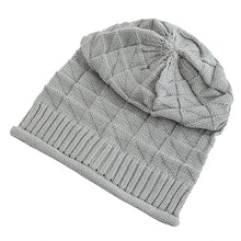Load image into Gallery viewer, Long Size Winter Hat Casual Street Autumn Daily Beanies For Men &amp; Women Solid Bonnet Cap
