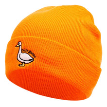Load image into Gallery viewer, Cute Duck Embroidered Knitted Hat, Warm for Men and Women in Autumn and Winter, Outdoor, Adult Knitted Hat with Knitted Yarn
