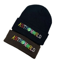 Load image into Gallery viewer, 1pcs Beanie Astroworld Embroidery Knitted Hat Ski Warm Winter Unisex Hip Hop Hats Black White Red

