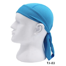 Load image into Gallery viewer, New Fashion Quick Dry Cycling Durag Head Scarf Summer Men Running Riding Bandana Headscarf Ciclismo Pirate Hat

