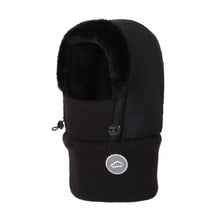 Load image into Gallery viewer, Thick Warm Scarf Pullover Cap Windproof Design Fluffy Texture Winter Warm Hat Knitted Thermal Protection Face Guard Neck Warmer
