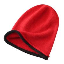 Load image into Gallery viewer, Casual Soft Winter Hat Curly Brim Thickened Knitted Hat Windproof Warm Lining Beanies Men Women
