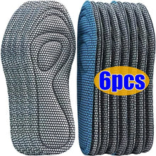 Load image into Gallery viewer, Insole 6/2pcs Memory Foam Orthopedic s s Men Women Nano Antibacterial Deodorization  Sweat Absorption Running Cushion shoe pads
