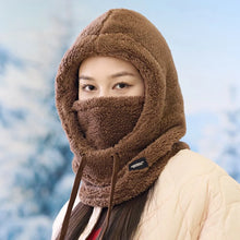 Load image into Gallery viewer, Warm Thermal Windproof Balaclava Ski Hood Motorcycle Face Cover Polar Fleece Adjustable Cycling Neck Cover Full Face Mask Winter
