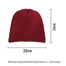 Load image into Gallery viewer, Casual Warm Winter Knitted Hat Soft Thickened Bonnet Short Brim Windproof Beanies Outdoor
