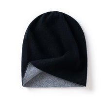 Load image into Gallery viewer, High Quality Pure Cashmere Hat for Men and Women Winter Double Layer Thicken Knitted Skullies Beanies Caps Female Outdoor Hats
