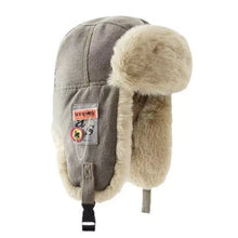 Load image into Gallery viewer, Fashion Thick Bomber Hat with Ear Flaps Waterproof Winter Hat Faux Fur Keep Warm Russian Cap Female
