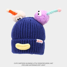 Load image into Gallery viewer, New Funny Knitted Hat Windproof Coldproof Ear Protection Cap Pullover Hat Autumn and Winter
