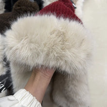 Load image into Gallery viewer, Fashion Women Winter Fur Warm Windproof Hat Lei Feng Cap Fur Ear Flap Cap Buckle Warm And Thick Ear Protection Outdoor Headwear

