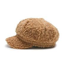 Load image into Gallery viewer, Fashion Lamb Wool Berets for Women Autumn Winter Painter Hat Octagonal Cap
