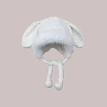 Load image into Gallery viewer, Winter   Warm Hat Cute Lacing Bear Ears Hat Ear Protection Velvet Rabbit Ear Woolen Bucket Hat Women
