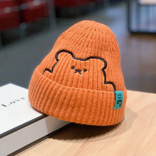 Load image into Gallery viewer, 1pc Winter Warm Beanie Hats for Women Winter Knitted Beanie Hat with Cute Cat Warm Crochet Cap Trendy Slouchy Ski Caps for Women
