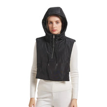 Load image into Gallery viewer, Cotton Thickened Fake Collar Hooded Hat Ultralight Drawstring Scarf Balaclava Hat Zipper Design Fake High Collars
