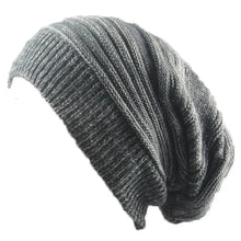 Load image into Gallery viewer, Men and Women Hat Mixed Color Cotton Striped Hip Hop Winter Warm Hat Beanies Knit Long Loose Hat Outdoor Warm Pullover Caps
