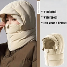 Load image into Gallery viewer, Thick Winter Ear Protection Hat Waterproof Windproof Bomber Hats Cold Proof Warm Ski Russian Cap Winter Outdoor Wear
