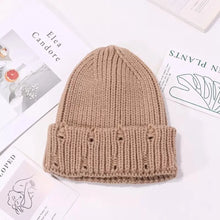 Load image into Gallery viewer, Fashion Solid Color Knitted Hat Cold Proof Keep Warm Ear Protection Hat Windproof Pullover Hat Winter
