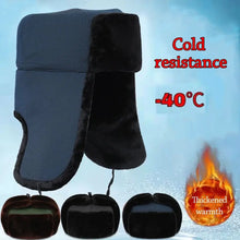 Load image into Gallery viewer, Outdoors Thick Bomber Hat Warm Ear Protection Winter Cap Casual Windproof Lei Feng Hat for Men Women
