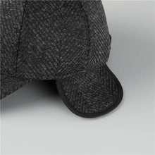 Load image into Gallery viewer, Auturnn Thick Warm Men Winter Baseball Cap With Ear Flaps, Ideal choice for Gifts
