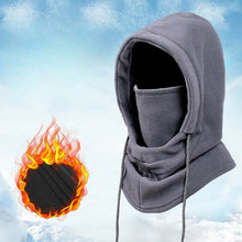 Load image into Gallery viewer, Men Women 's Warm Fleece Balaclava Winter Face Mask Neck Warmer Hooded Cap Windproof Thermal Head Cover Beanies Bandana
