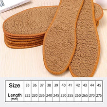 Load image into Gallery viewer, Insole Winter Alpaca Wool s Soft Plush Warm Thicken Foot Thermal   for Women Men Breathable Snow Boots s Heat Pads shoe pads

