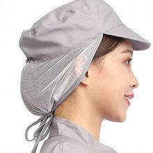 Load image into Gallery viewer, Cook Accessories Breathable Work Wear Hat Dust-proof With Hair Mesh Chef Hat Lightweight Hair Nets Cap Hotel Restaurants
