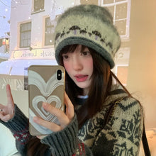 Load image into Gallery viewer, New Keep Warm Knitted Cold Hat Thickened Woolen Hat Women Cap Winter
