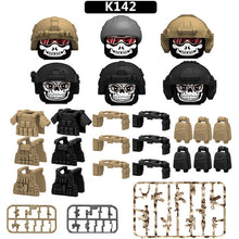Load image into Gallery viewer, Ghost Commando Special Forces Building Blocks Army Soldier Figures Military Weapon Gun Vest Bricks Accessories Children's Toy
