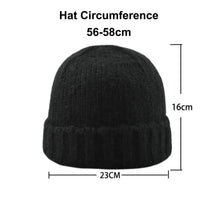 Load image into Gallery viewer, Fashion Thickened Winter Knit Cap Windproof Cold Proof Thicken Beanie Keep Warm Crochet Hats
