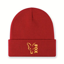 Load image into Gallery viewer, 1pc'FOX' Embroidered Beanie Soft Stretchy Lightweight Winter Hat for Men &amp; Women, Outdoor Hip Hop Fashion, Casual Headwear
