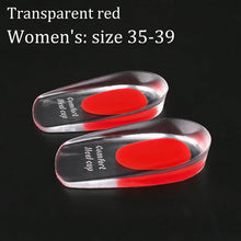 Load image into Gallery viewer, Insole Silicone Heel Pad Gel Soft  Sports Shock Absorbing  Pad Bone Spurs Pain Relief Protect Heel Foot Massager Care Inserts shoe pads
