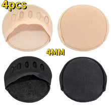 Load image into Gallery viewer, 4/6/8Pcs Five Toes Forefoot Pads for Women High Heels Half Insoles Foot Pain Care Absorbs Shock Socks Toe Pad Massaging Toe Pad
