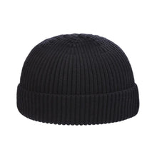 Load image into Gallery viewer, Casual Korean Style Knitted Hats Flanged Warm Skullcap Short Melon Cap Autumn and Winter
