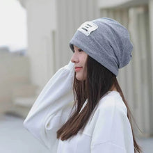 Load image into Gallery viewer, Fashion Soft Warm Hat Fleece Lined Keep Warm Winter Knitted Hat Thickened Ear Protection Beanies Bonnet for Women
