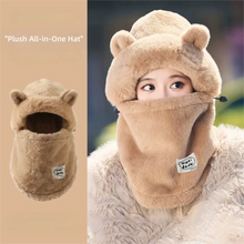 Load image into Gallery viewer, New Windproof Balaclava Hat Warm Cute Bear Ear Protection Cap Cold Proof Cycling Mask Outdoor Sport
