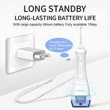 Load image into Gallery viewer, Oral Dental Irrigator Portable Water Flosser USB Rechargeable 3 Modes IPX7 200ML Water for Cleaning Teeth 0ral irrigator
