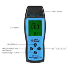 Load image into Gallery viewer, SMART SENSOR AS1392 Nuclear Radiation Detector LCD EMF Meter Electromagnetic Field Radiation Dosimeter Tester Geiger Counter
